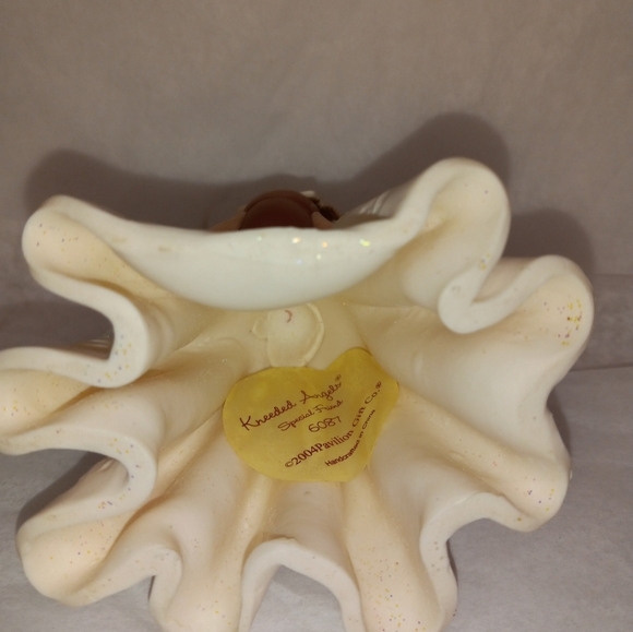 Vintage Kneeded Angel Special Friend Porcelian Ceramic Angel Cherub miniature - Picture 4 of 6
